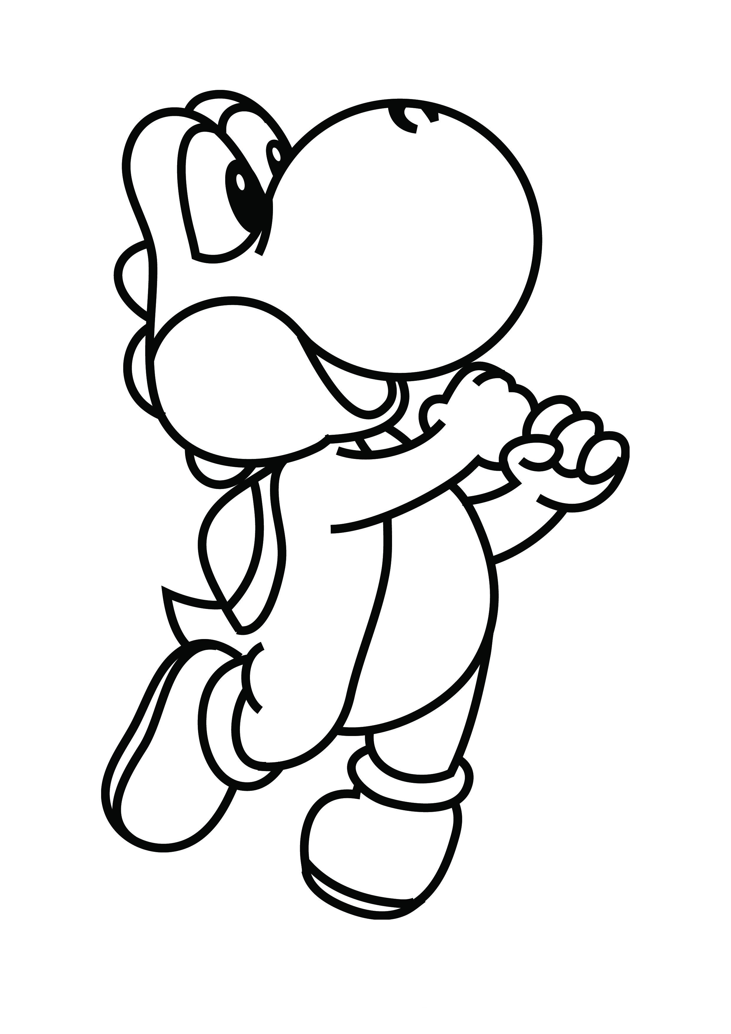 Coloriage Yoshi à imprimer