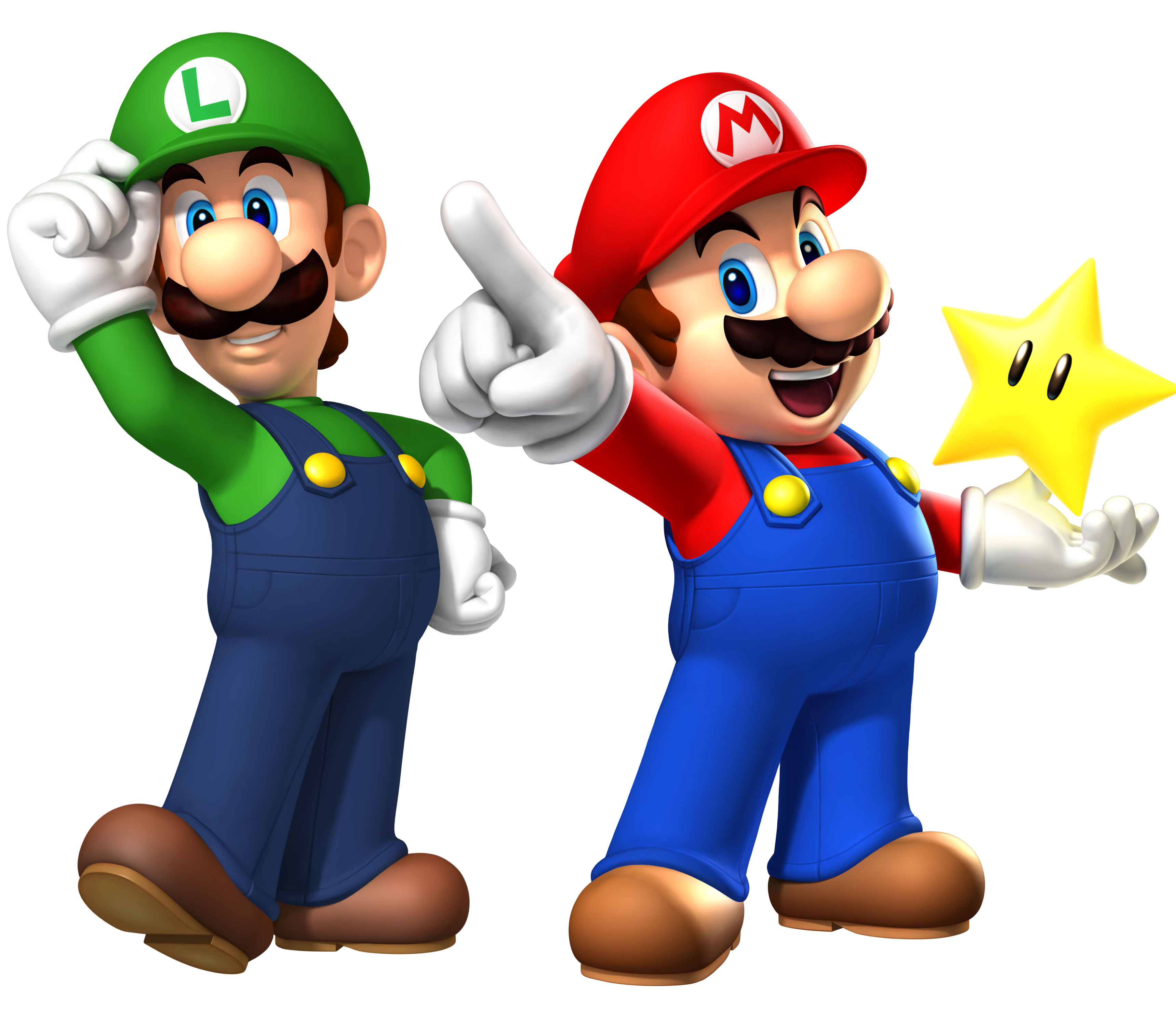 Coloriage Mario Luigi à Imprimer