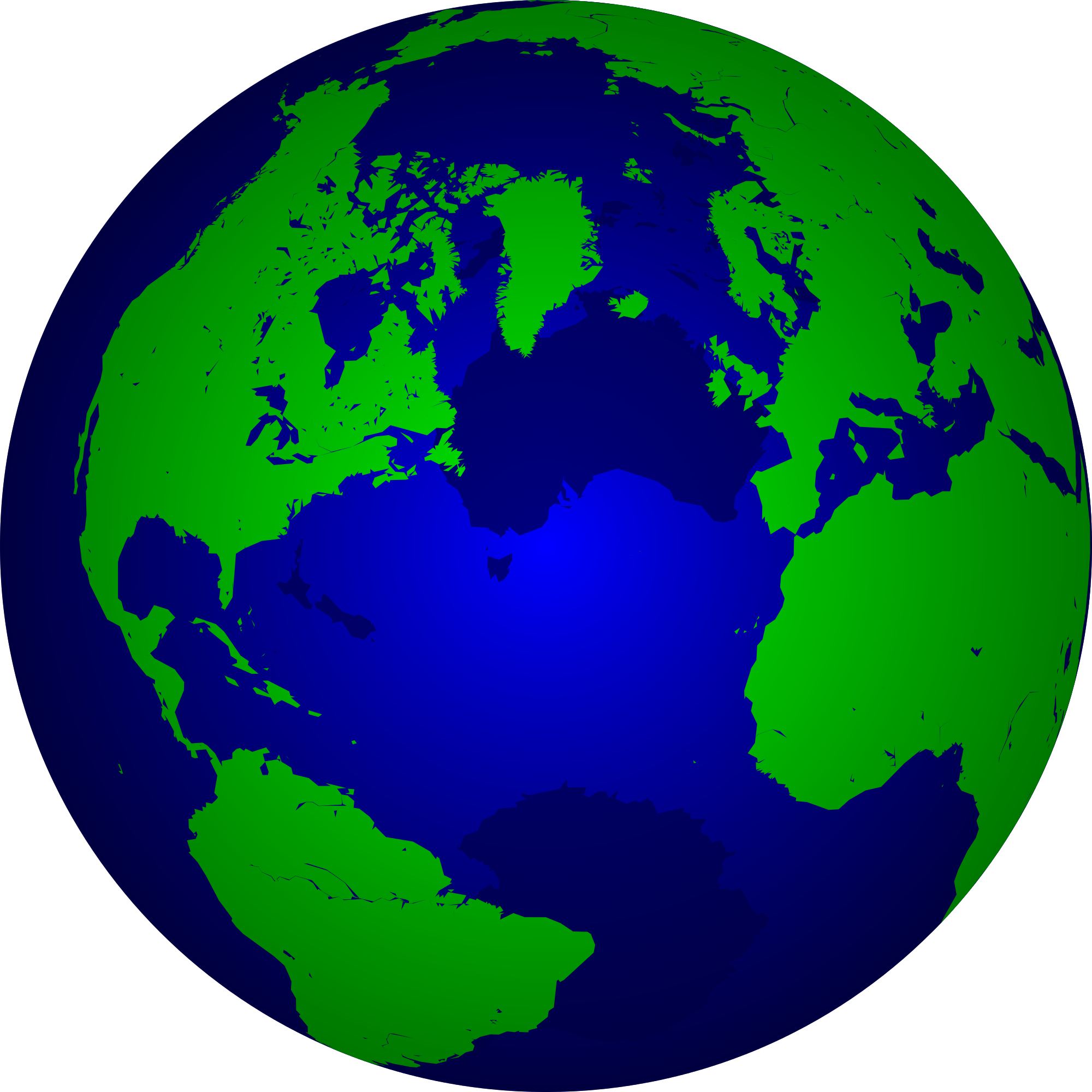 Coloriage globe terrestre à imprimer