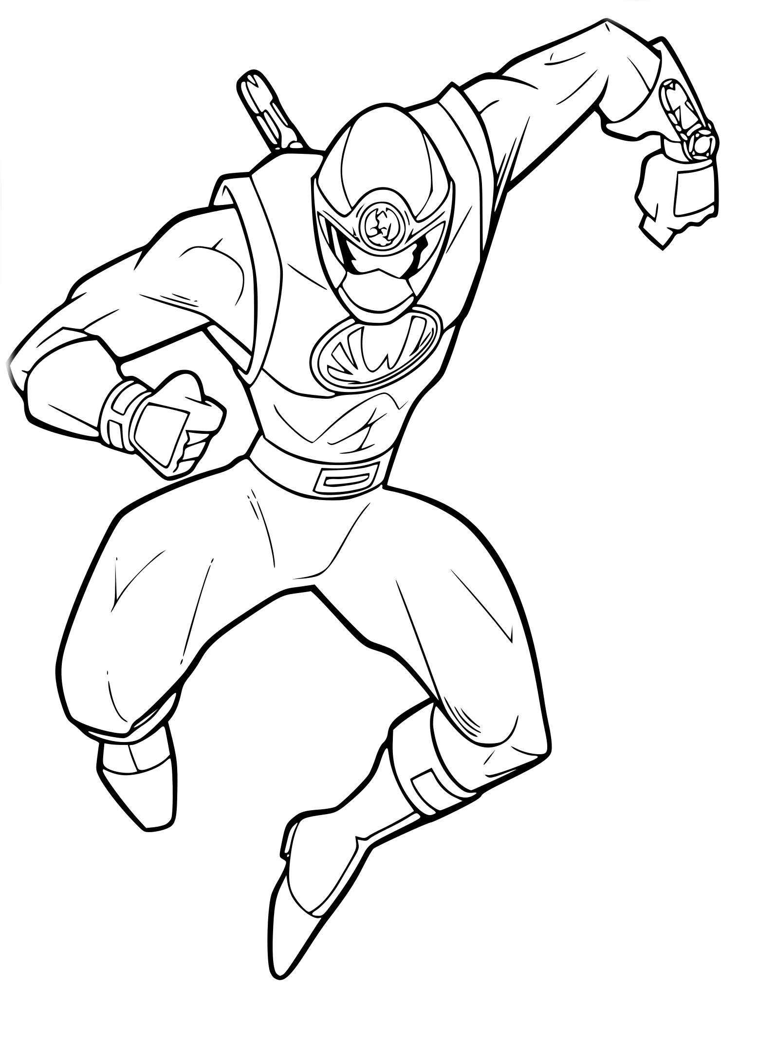 coloriagepowerrangerssamurai