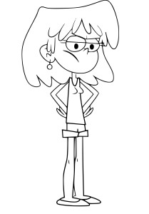 Lisa Loud House Coloring Pages Coloring Pages