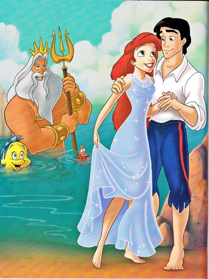 Human Ariel And Prince Eric