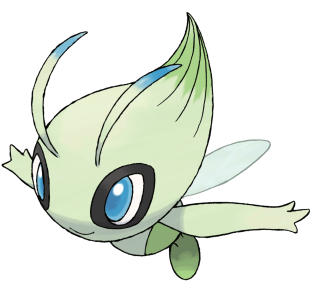 Disegno di Pokemon Celebi da colorare