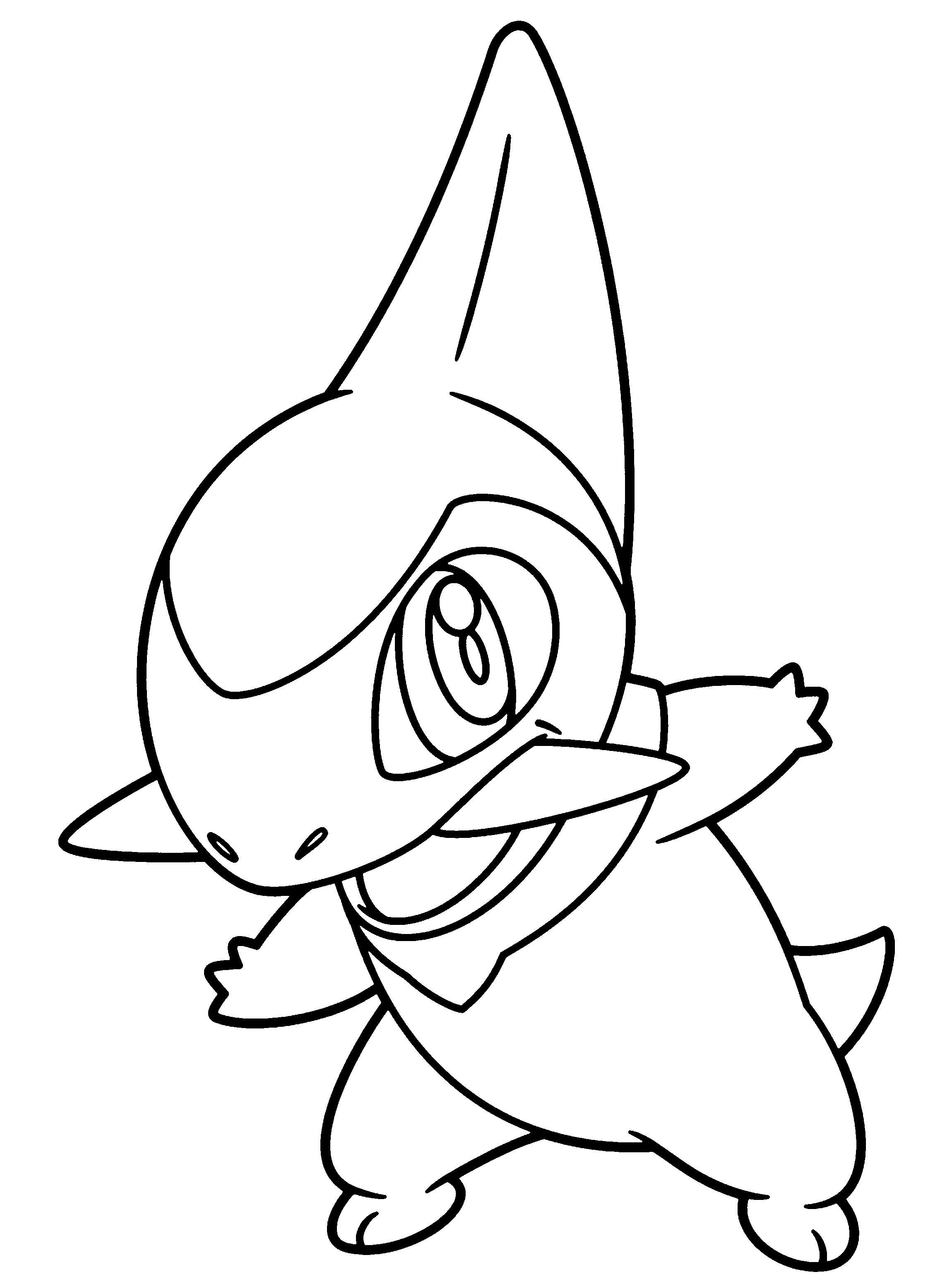 Axew Pokemon coloring page