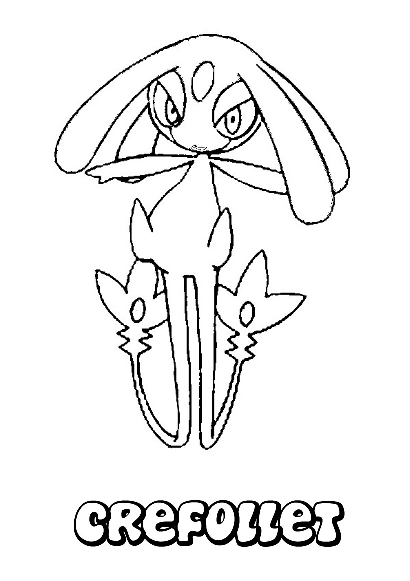 Pokemon Spirit coloring page