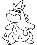 Croconaw Pokemon coloring page