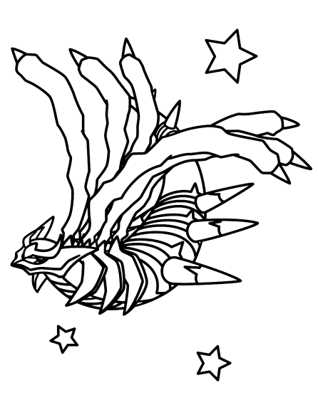 Coloriage Giratina