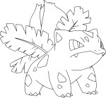 Ivysaur Pokemon coloring page