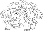 Mega Florizarre Pokemon coloring page