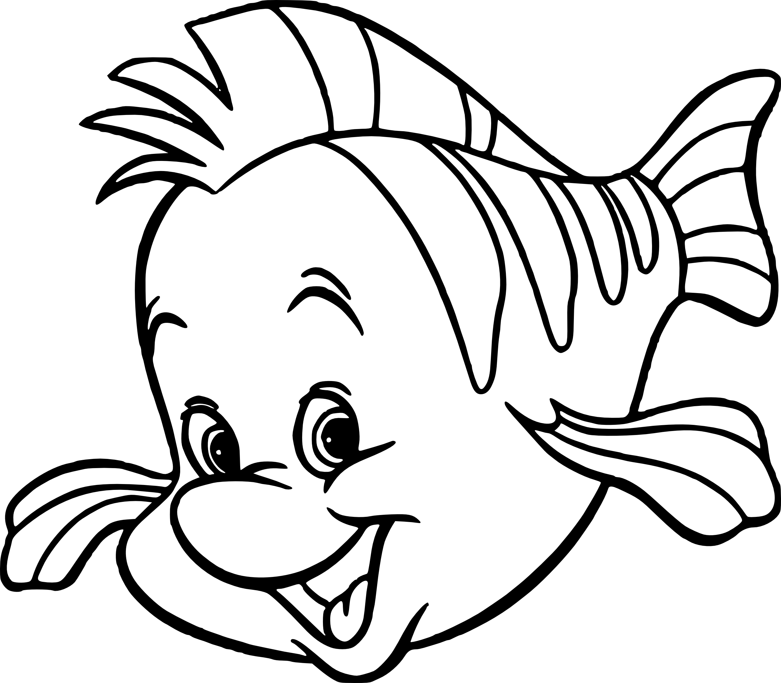 The Polochon Fish coloring page