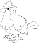 Pidgey Pokemon coloring page