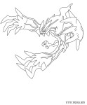 Yveltal Pokemon X And Y coloring page