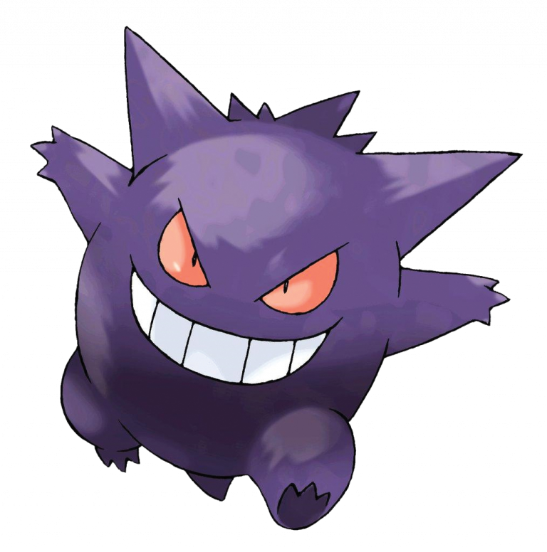 Disegno di Pokemon Gengar da colorare