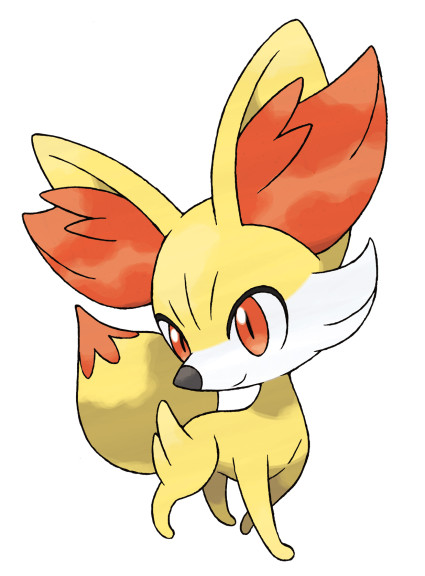 Disegno di Fennekin Pokemon X e Y da colorare