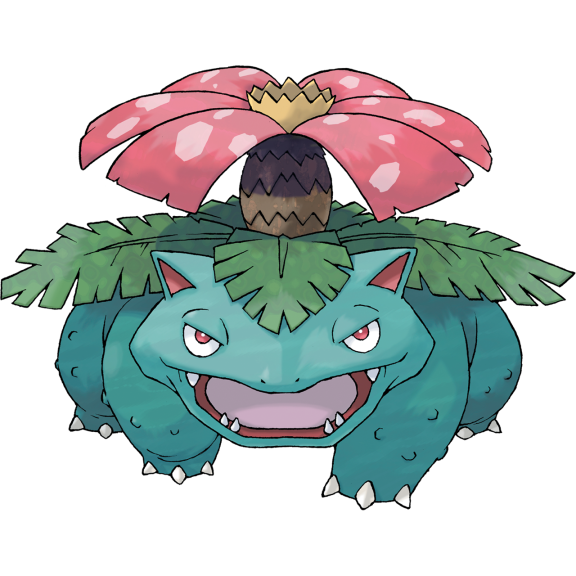 Disegno di Pokemon Venusaur da colorare