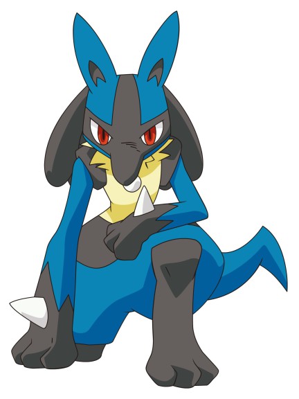 Disegno di Pokemon Lucario da colorare