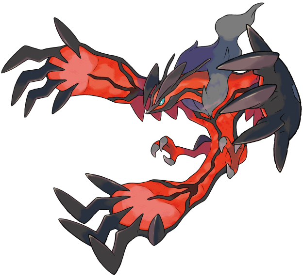 Disegno di Yveltal Pokemon X e Y da colorare