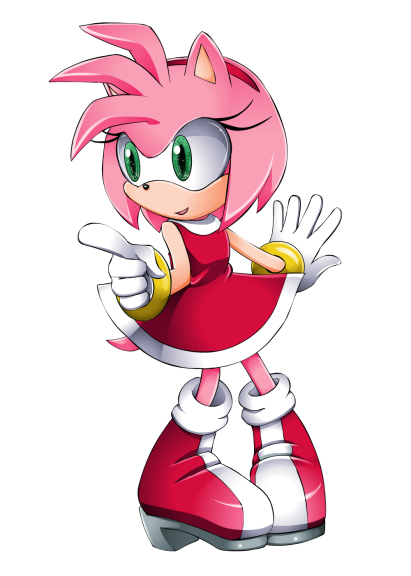 Disegno di Amy Rose Libero da colorare