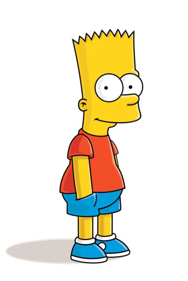 Disegno di Bart Simpson da colorare