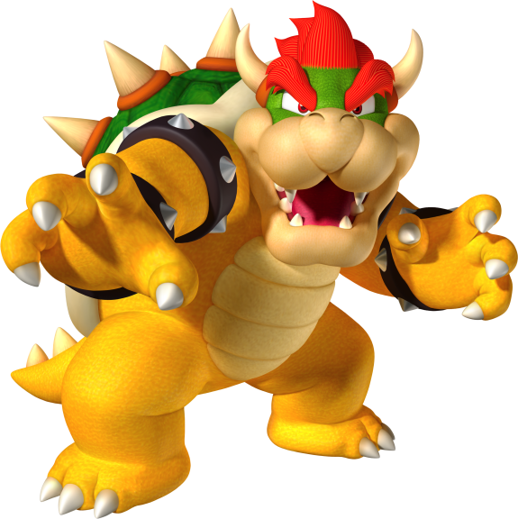 Disegno di Bowser libero da colorare