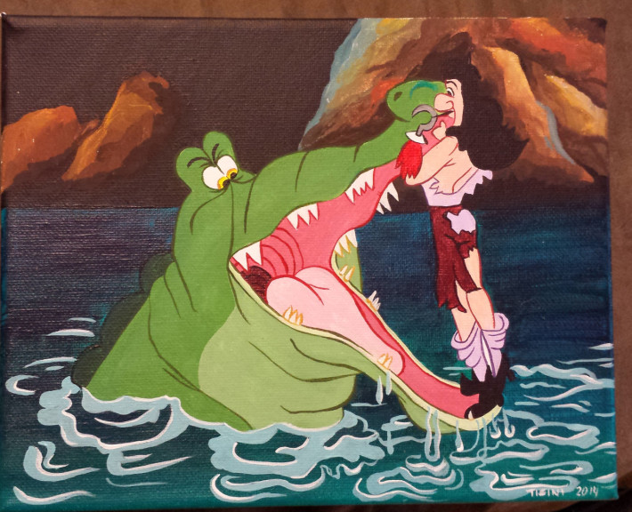 Captain Hook And Crocodile