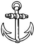 Ship Anchor coloring page