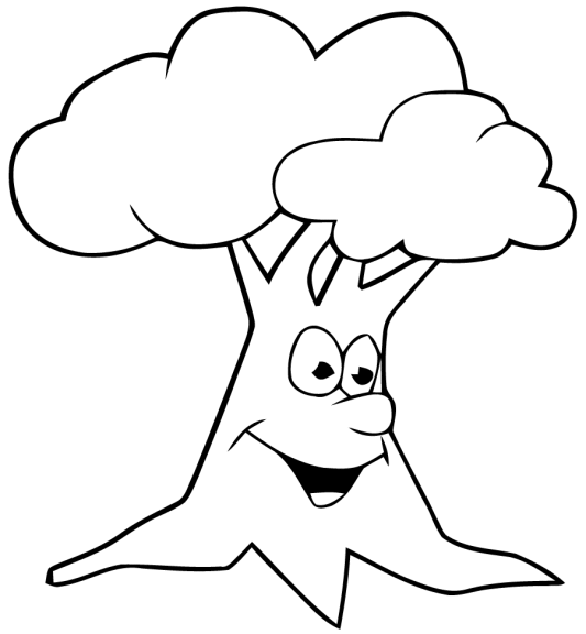 Tree For Children coloring page