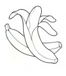 Coloriage banane