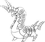 Pokemon Scolipede coloring page