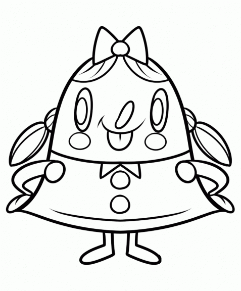 Coloriage Candy Crush personnage