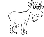 Goat Design coloring page