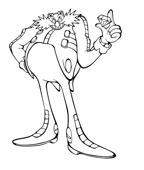 Coloriage Eggman