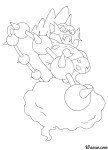 Thundurus Pokemon coloring page