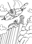 Goldorak Ship coloring page