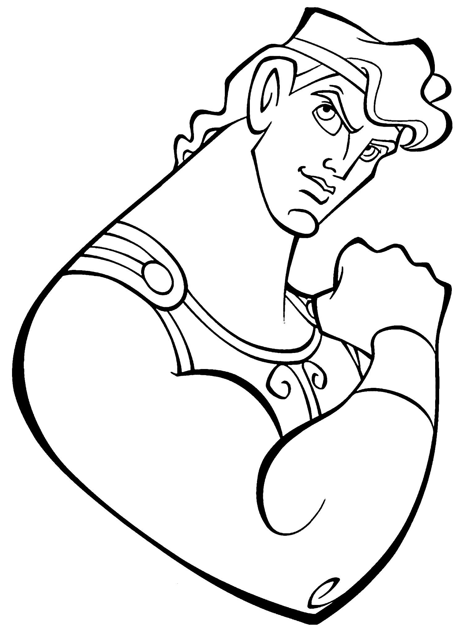 Hercules coloring page