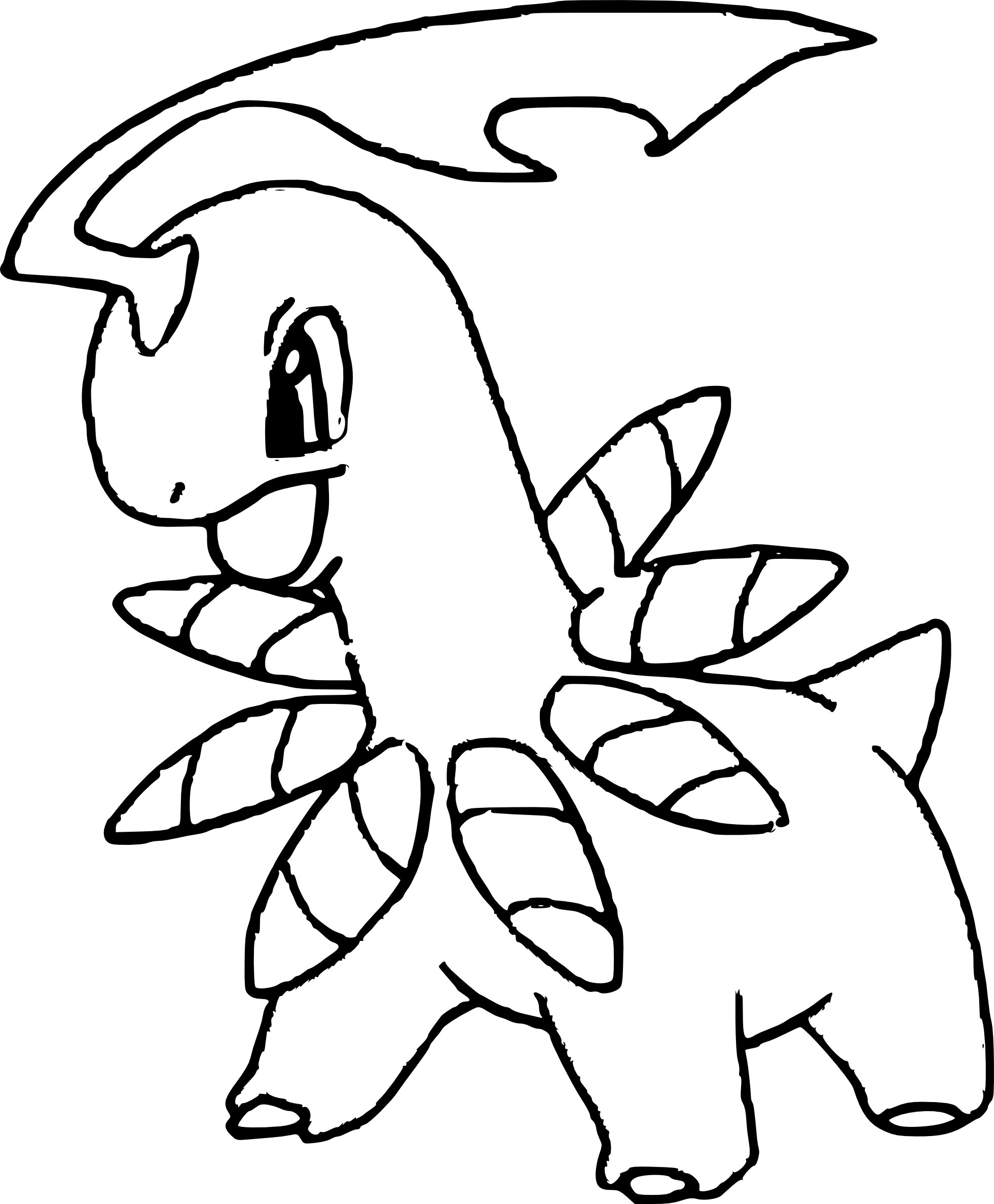 Bayleef Pokemon coloring page