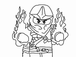 Ninjago Lego coloring page