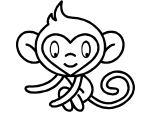 Marmoset coloring page