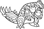 Coloriage Primo-Groudon