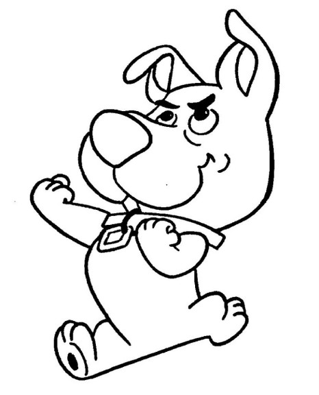 Coloriage Scrappy-Doo