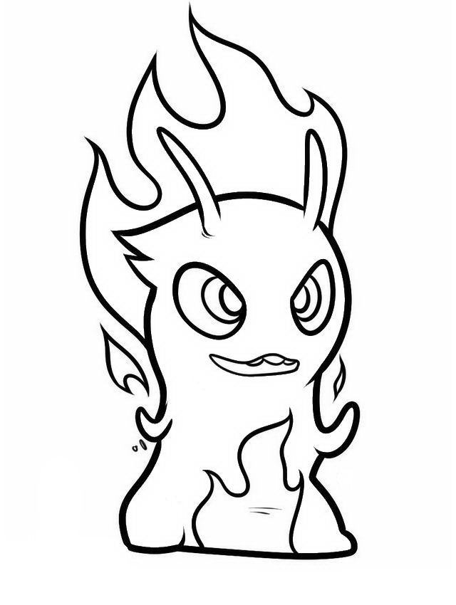 Slugterra Burpy coloring page