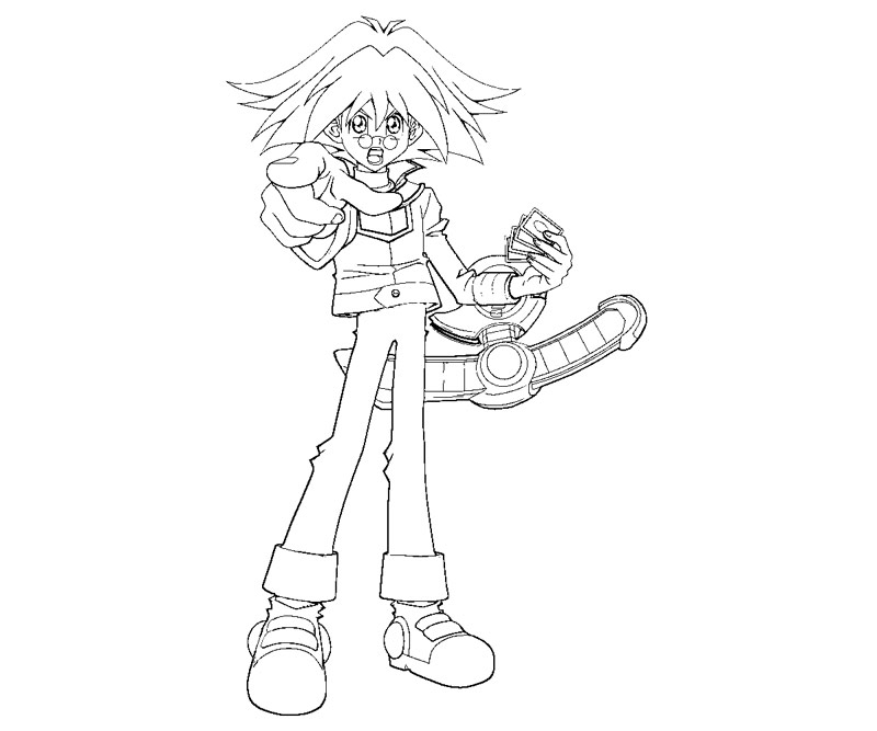 Syrus Truesdale Yu Gi Oh coloring page