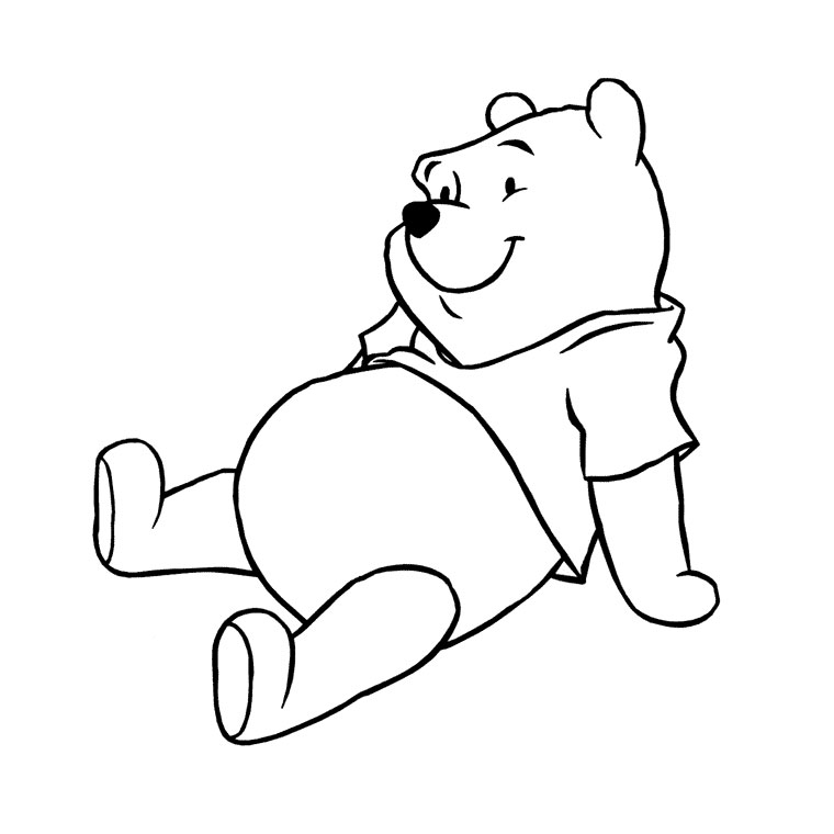 Disegno di Winnie The Pooh da colorare