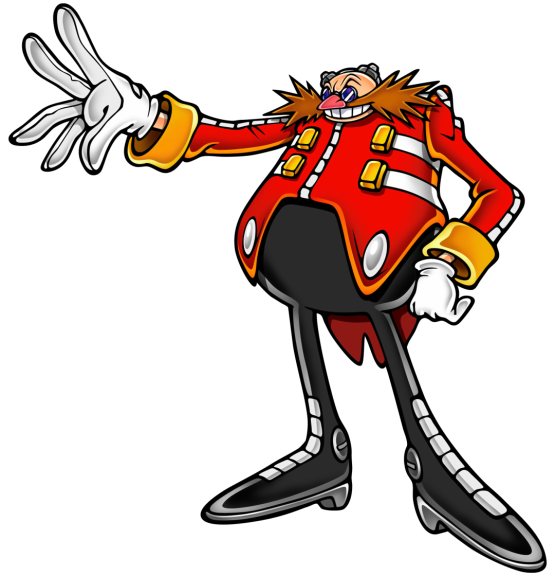 Disegno di Eggman in Sonic da colorare