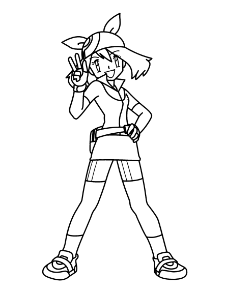 Free Pokemon Flora coloring page