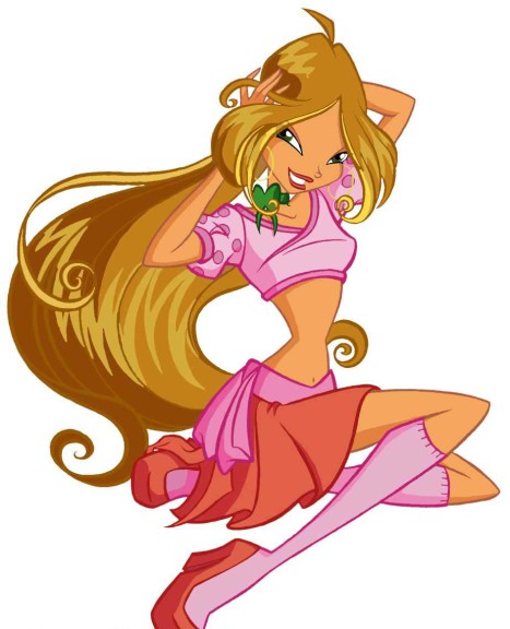 Disegno di Flora Winx Club da colorare