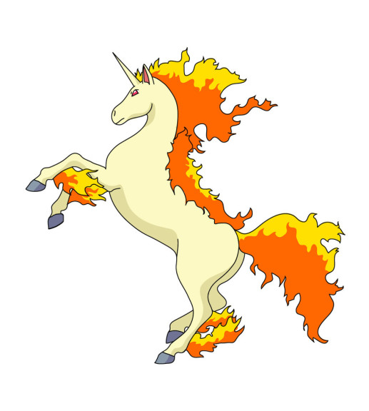 Disegno di Pokemon Rapidash da colorare