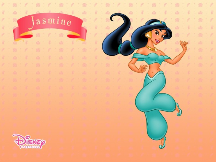 Disegno di Principessa Jasmine da colorare