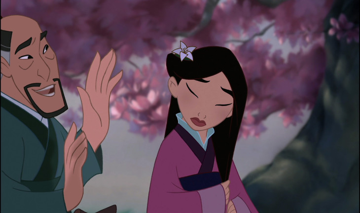 Hua Mulan E Suo Padre Fa Zhou Pagina Da Colorare