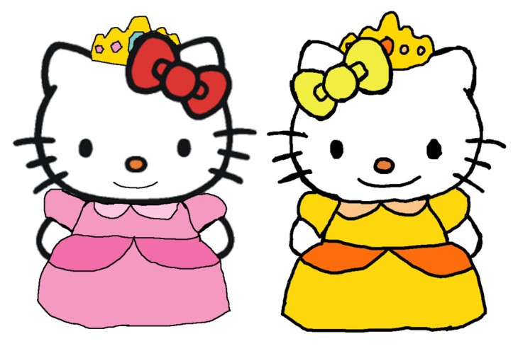 Disegno di Principessa di Hello Kitty da colorare